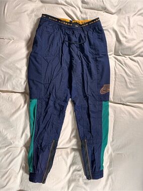 Nike NSW Therma Fit Training Pants Joggers Blue Green Mens Small BV3268-498
